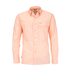 Simms Guide Long Sleeve Shirt - Men's Coral Reef S