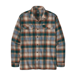 Patagonia Long-sleeve Midweight Fjord Flannel Shirt - Men's Northern Lights Plaid / Dark Borealis Green XL