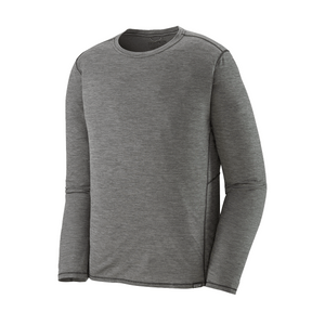 Patagonia Capilene Cool Lightweight Long-Sleeved Shirt - Men's Forge Grey / Feather Grey X-Dye XS