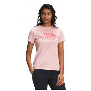 The North Face Short Sleeve Logo Play Tee - Women's Rose Tan L