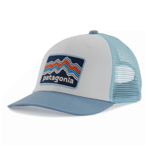 Patagonia Trucker Hat - Youth Ridge Rise Stripe / Light Plume Grey One Size
