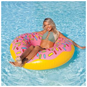 Airhead Strawberry Donut Pool Float 1015980