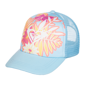 Roxy Sweet Emotions Trucker Hat - Girls' Cool Blue All Aloha One Size