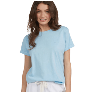 Roxy Adventure Stamp Boyfriend T-Shirt - Women's Cool Blue XL