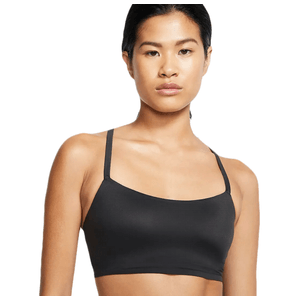 Nike Indy Luxe Light-support 1-piece Pad Convertible Sports Bra - Women's Black / White S