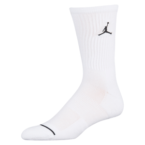 Nike Jordan Ultimate Flight 2.0 Crew Sock WHT/BLK L