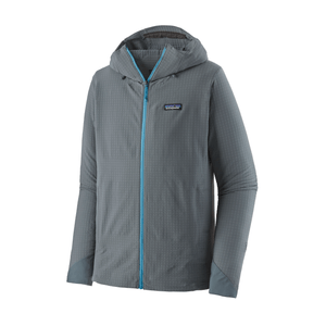 Patagonia R1 TechFace Hooded Fleece Jacket - Men's Plume Grey M