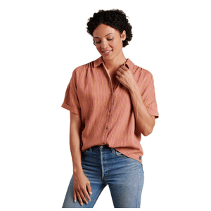 Toad&Co Manzana Short Sleeve Shirt - Women's Lily Stripe L
