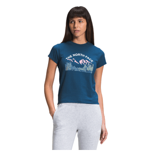 The North Face Short Sleeve Outdoors Together Tee - Women's Monterey Blue XL