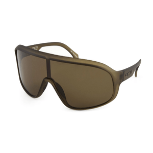 Carve Eyewear Fighter Pilot Sunglasses - Men's Olive Translucent Brown Polarized