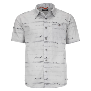 Simms Tailout Short Sleeve Shirt - Men's Sterling Permit Stripe XXL
