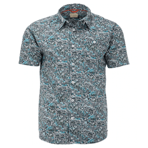 Simms Tailout Short Sleeve Shirt - Men's Fish Grass XL
