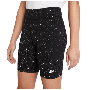 Nike Printed Bike Shorts - Girls' Black / White L