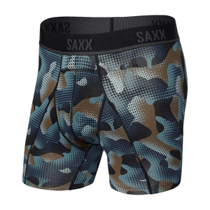 Saxx Kinetic HD Boxer Brief - Men's Atomic Camo / Blue S