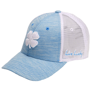 Black Clover Perfect Luck Hat - Men's Heather Light Blue / White L/XL