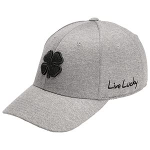 Black Clover Lucky Heather Golf Hat Silver Heather / Black S/M