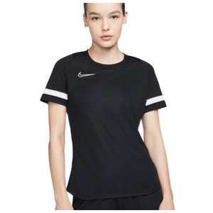 Nike Academy Short-Sleeve Soccer Top - Women's Black / White / White / White XS