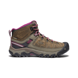 KEEN Waterproof Targhee III Waterproof Mid Hiking Boot - Women's Weiss / Boysenberry 8 Regular