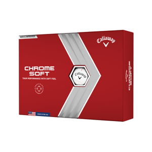 Callaway Chrome Soft Golf Ball (12 Pack) White 12 Pack