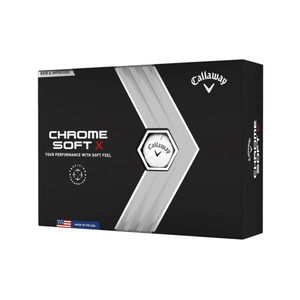 Callaway Chrome Soft X Golf Balls (12 Pack) White 12 Pack
