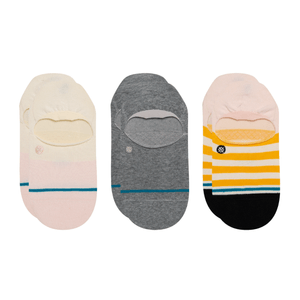 Stance Absolute No Show Socks (3 Pack) Pink S 2 Pack