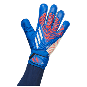 adidas Predator Training Gloves - Adult Hi-Res Blue S18 / Turbo / White 9