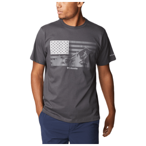 Columbia CSC County Logo Tee Shirt - Men's Shark / US Hood XXL