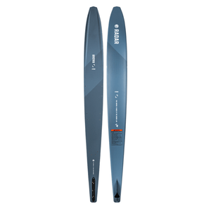 Radar Vapor Lithium Slalom Ski - 2022 Carbon / Battleship Blue 67"
