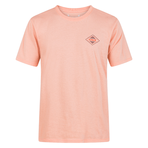 Hurley Everyday Washed Diamond Lock Short Sleeve T-Shirt - Men's L Pink Quest
