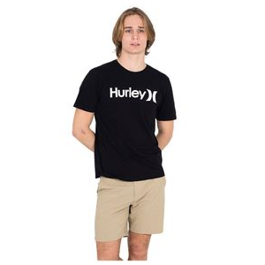 Hurley Everyday Washed One And Only Solid Tee - Men's L Black / White