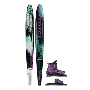 Radar Lyric Ski W/ BOA Boot and BOA ARTP Binding 2022 - Women's Turquoise / Pink / Black 65" S
