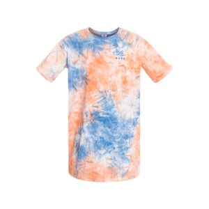 Roxy Bettter Than Words T-Shirt Dress - Girls' Tropical Peach Water Tie Dye XL