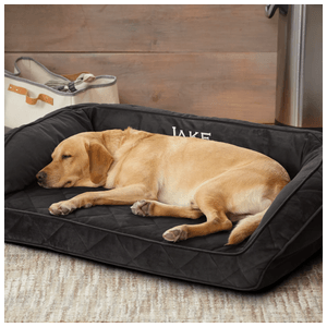 Orvis Memory Foam Bolster Dog Bed Slate XL