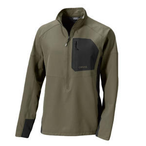 Orvis PRO Softshell Pullover - Men's Olive XL