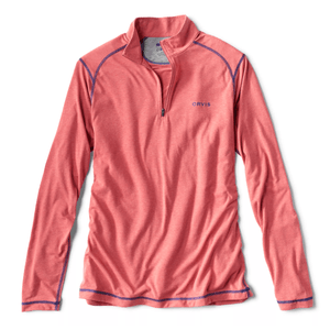 Orvis Drirelease Quarter-Zip Faded Red L