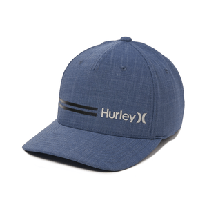 Hurley Hurley Men's - H2O-Dri Line Up Curved Brim Fitted Hat Blue L/XL
