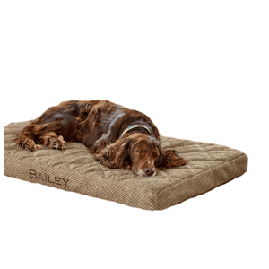Orvis Memory Foam Platform Dog Bed Brown Tweed L