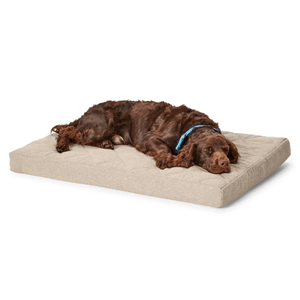 Orvis Memory Foam Platform Dog Bed Heathered Khaki S