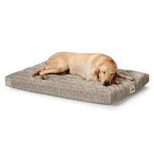 Orvis Memory Foam Platform Dog Bed Charcoal Chevron S