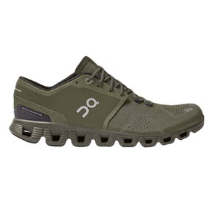 On Cloud X Shoe - Men's Olive / Fir 9 D