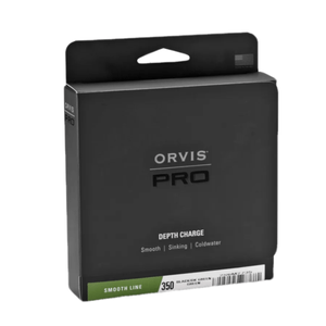 Orvis PRO Depth Charge 3D Fly Line Smooth Green / Dark Grey 350GR