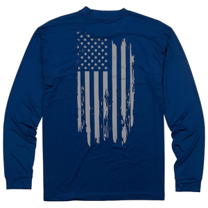 Browning Sun Shirt - Men's Navy Flag XXL