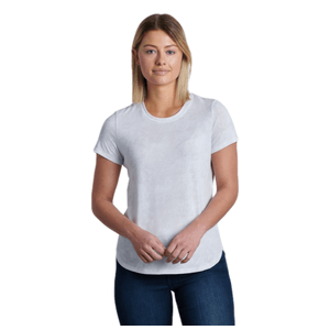 KUHL Konstance Short Sleeve Shirt - Women's White Print XS