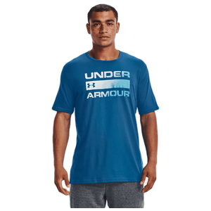 Under Armour Team Issue Wordmark Short Sleeve Shirt - Men's Cruise Blue / Fresco Blue XL