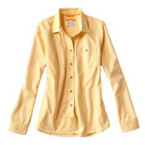 Orvis Long-Sleeved Tech Chambray Workshirt - Women's Butter S