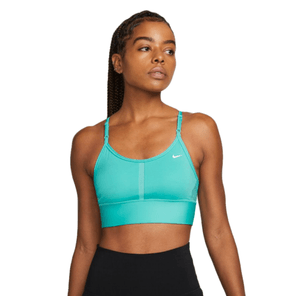 Nike Dri-FIT Indy Sports Bra - Women's Washed Teal / White M