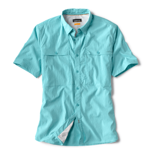 Orvis Short-sleeved Open Air Caster Shirt - Men's Oasis Blue M