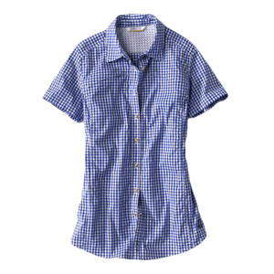 Orvis Short-Sleeved River Guide Shirt - Women's Ocean Blue M