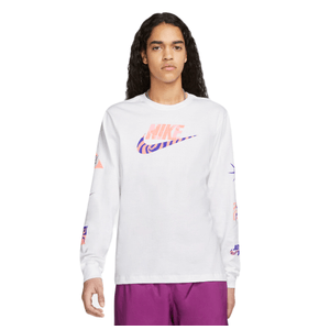 Nike Long Sleeve Tee - Men's White XXL