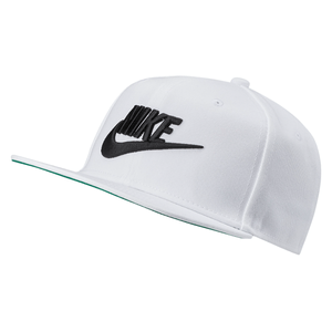 Nike Pro Adjustable Hat - Kids' White / Pine Green / Black One Size